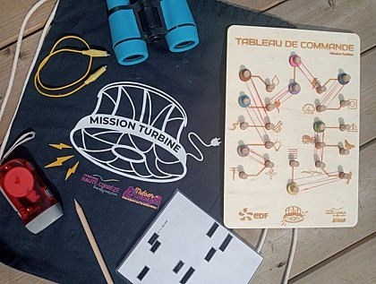 Jeu "Mission turbines" Espace EDF Odyssélec