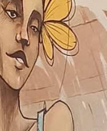 BEN CAILLOUS - Fresque des Halles de Thuir
