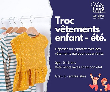 TROC VÊTEMENTS ÉTÉ - ENFANTS
