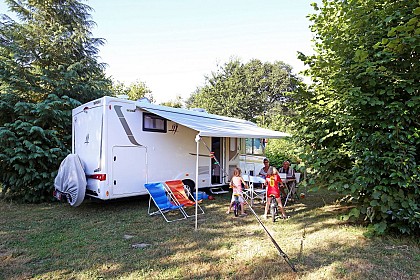 Aire du camping Huttopia