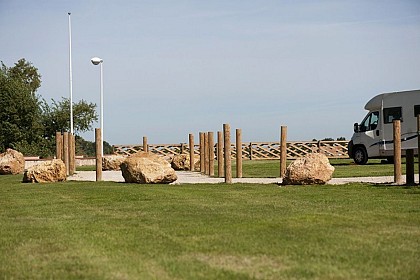 Aire de services pour camping-cars