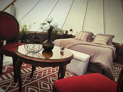 Tente lodge "Esprit Brocante"