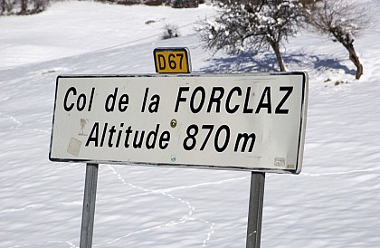 Le col de la Forclaz