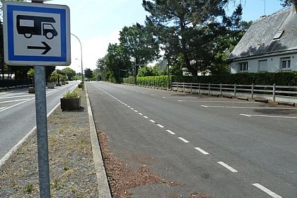 Aire de camping cars de Pont-Mahé