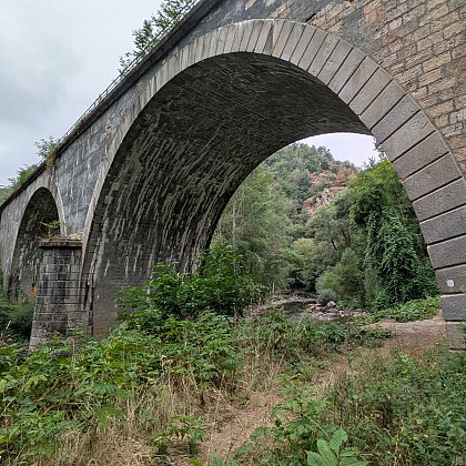 Pont SNCF - Ligne de chemin de fer Toulouse Aurillac