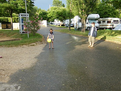 Aire de service camping-car au camping municipal