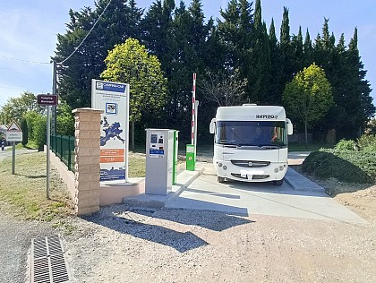 Aire camping-car Park  de La Bégude-de-Mazenc