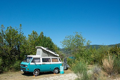 Aire de services camping-cars au camping Les Hauts de Rosans