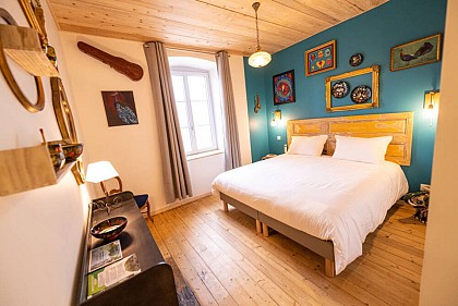 Meublés et Gîtes - Le Gîte des Voyageurs - Chambre bohème