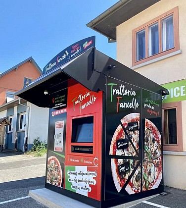 Distributeur à pizzas 7jours/7