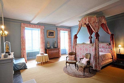 Chambre d'hôtes Manoir de Ponsay - Supérieure à Baldaquin