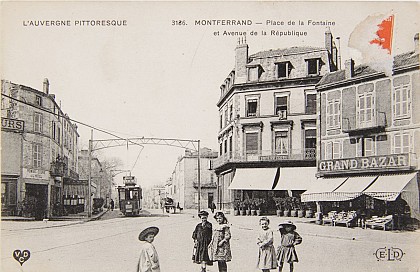 Place de la Fontaine à Montferrand