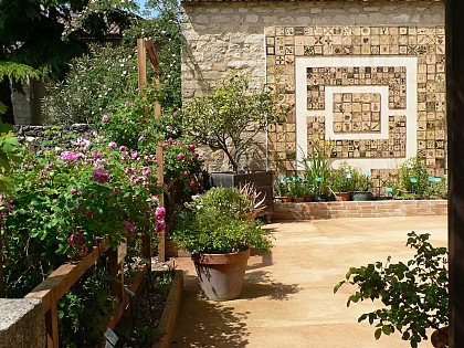 Le jardin médiéval d'Uzès et ses tours
