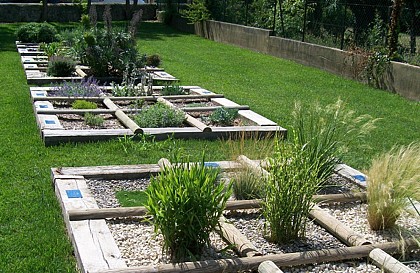 Garden of the Notre-Dame des Sept Douleurs chapel