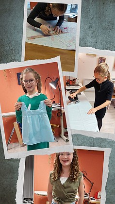 Stage de couture enfant à partir de 8 ans à la Couserie de Clara
