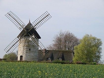 Moulin à vent de Hauville - Association Roumois terres vivantes en Normandie
