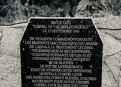 STELE EN MEMOIRE DES COMBATS D'USCIOLU ET BACINU