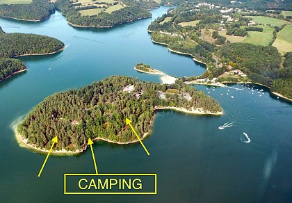 Camping la Presqu'île du Puech des Ouilhes