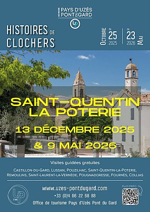 Visite guidée de Saint-Quentin-La-Poterie - Histoires de Clochers 2025-2026