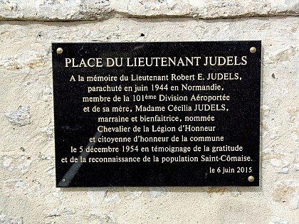 Plaque pour le Lieutenant Judels