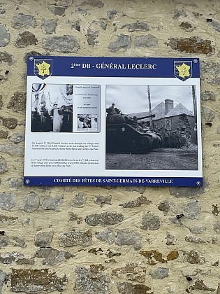 Plaque 502nd Parachute Infantry Regiment et 2 Division Blindée