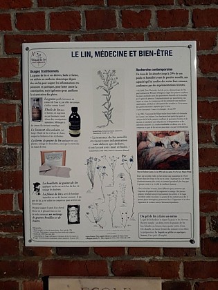 Parcours d'interprétation sur le lin