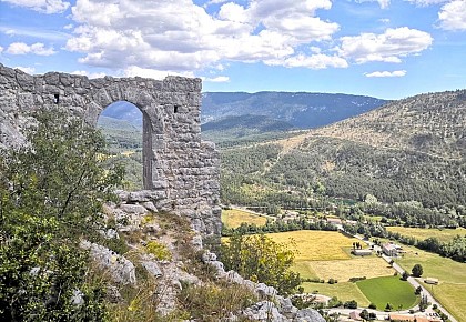 Depuis la porte de Tracastel à Saint-Auban