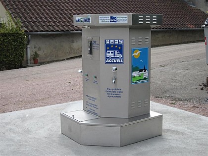 Services area in campping