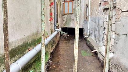 Les biefs : canal de la Mouchette