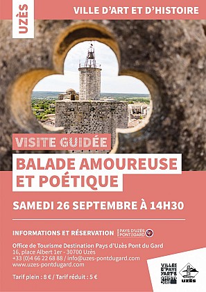 Uzès, a poetic stroll in love - Guided tour Uzès, City of art and history