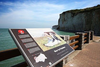 Table de lecture impressionniste n°7 - Sur la Falaise