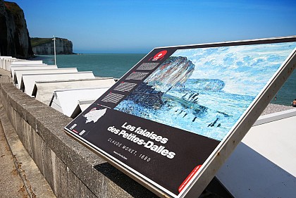 Table de lecture impressionniste n°8 - Les Falaises des Petites-Dalles