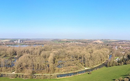 Point de vue sur la Canche et les environs