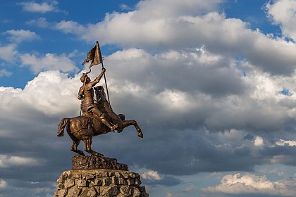 Statue de Jeanne D'arc à cheval