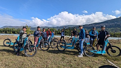 Circuits découverte en Trottinettes électriques Tout Terrain