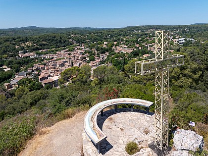 Table d'orientation : Croix du Castellas