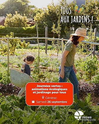 Tous aux Jardins ! à Générac - Animations gratuites autour de la transition écologique et du jardinage