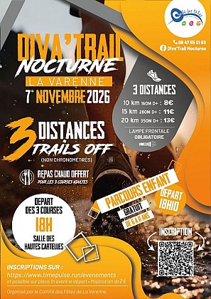 Diva'Trail Nocturne : 6ème édition
