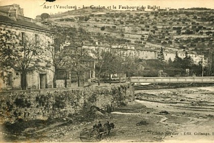 Evolution du paysage à Apt