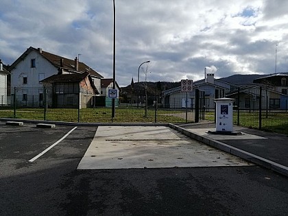 Camping-car parking and service area in Le Thillot