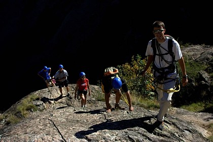 Introduction to via ferrata with the guide office