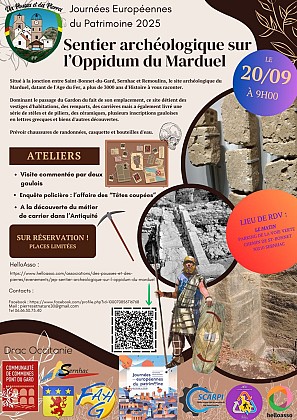 Sentier archéologique sur l'Oppidum du Marduel