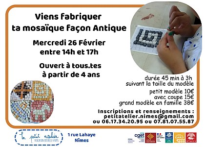 Stage mosaïque antique