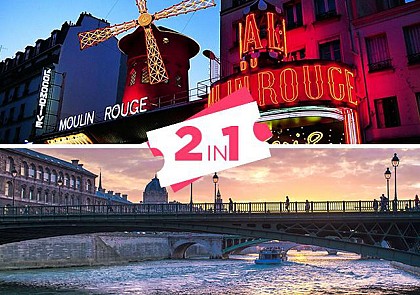 2-in-1 Offer: Evening River Cruise & Moulin Rouge Show