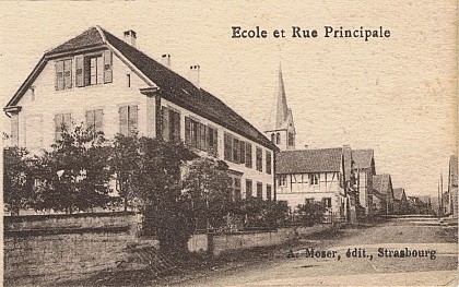 La maison communale et l'école