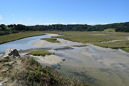 L'estuaire de l'Islet vue de la roche du marais - Plurien
