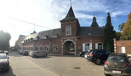 Le parc du château d'Awans