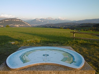 Table d'orientation de Bornachon