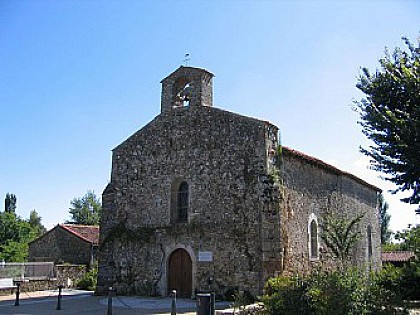 Le Temple et les rues adjacentes - Saint Prouant