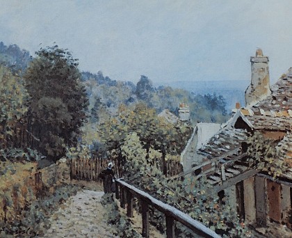 Louveciennes, heights of Marly - Alfred Sisley-1873 - Orsay Museum